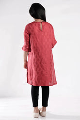 Girl's Ethnic Tops (8-13Y) (Orange)